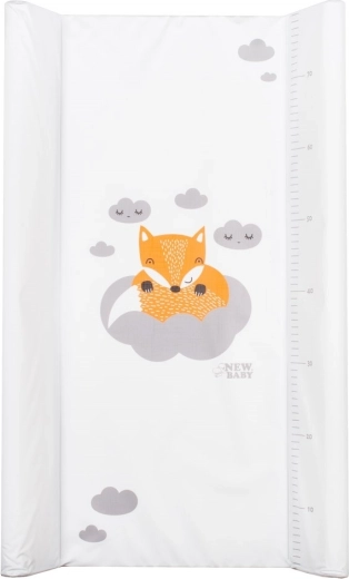 Pelenkázó alátét NEW BABY róka 80 × 50 cm fehér