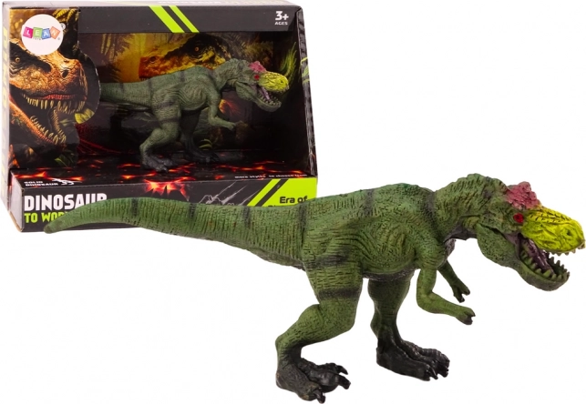 Gyűjtői allosaurus figura – zöld dinoszaurusz
