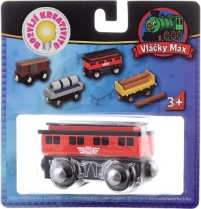 Max piros személyvagon