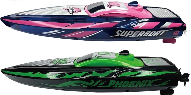 Gyors, távirányítós RC motorcsónak (speed boat)