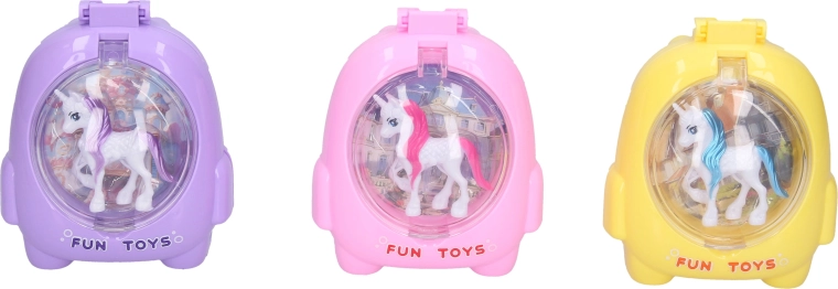 Unikornis figura dobozban (meglepetés) 10 cm - 1 db