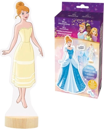 Mágneses öltöztető színezővel – DISNEY Hercegnők