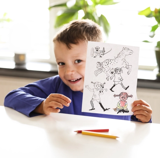 Eredeti illusztrációk Pippi világából