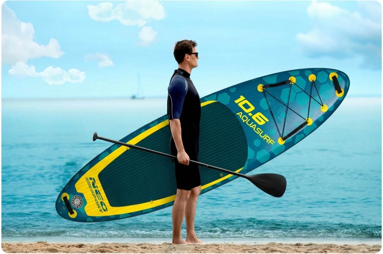 Csúszásgátló EVA borítás és könnyű hordozás