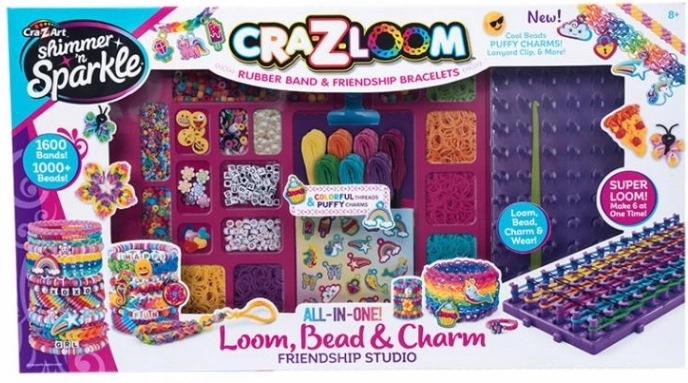 Cra-Z-Loom stúdió karkötők készítéséhez