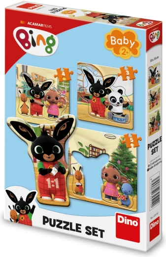 Baby puzzle Bing és barátai 3 az 1-ben (3, 4, 5 darab)