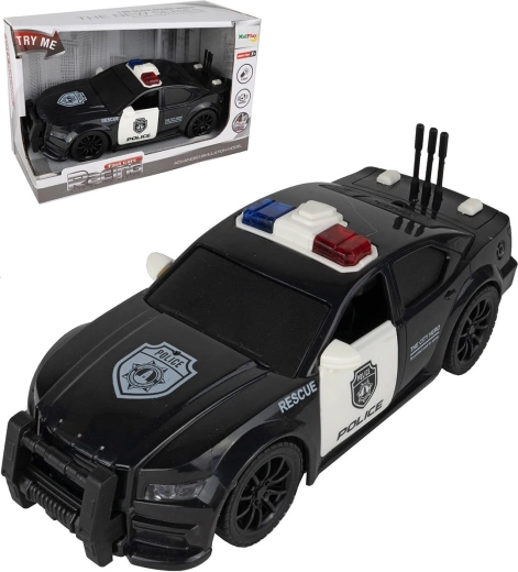 Rendőrautó Police 1:20, elemmel, fénnyel és hanggal – 1 db