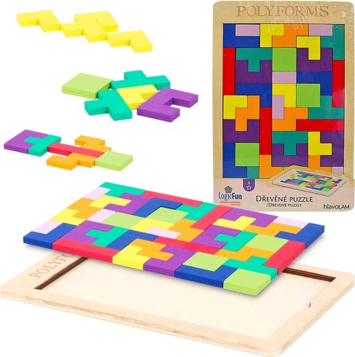 Fa fejtörő – kreatív geometriai kirakó gyerekeknek