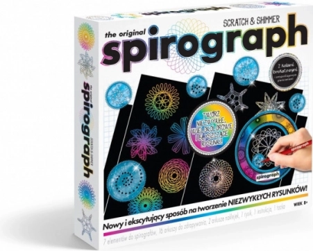 Spirográf – kreatív kaparós készlet