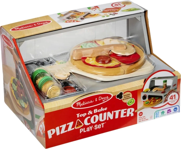 Pizzéria, mint a valóságban – pult sütővel
