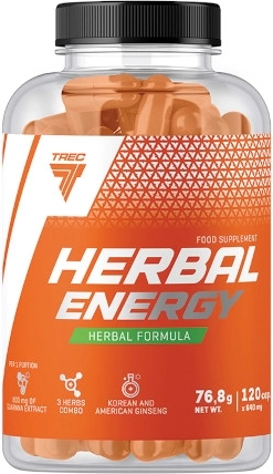 Trec gyógynövényes energia 120 kapszula