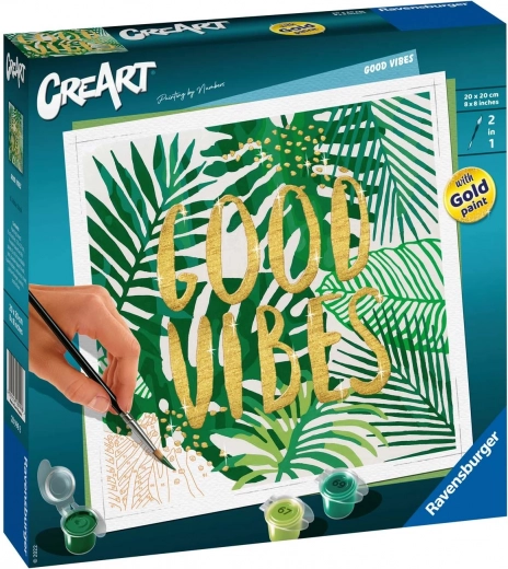 CreArt: good vibes – számok szerinti festés tiniknek