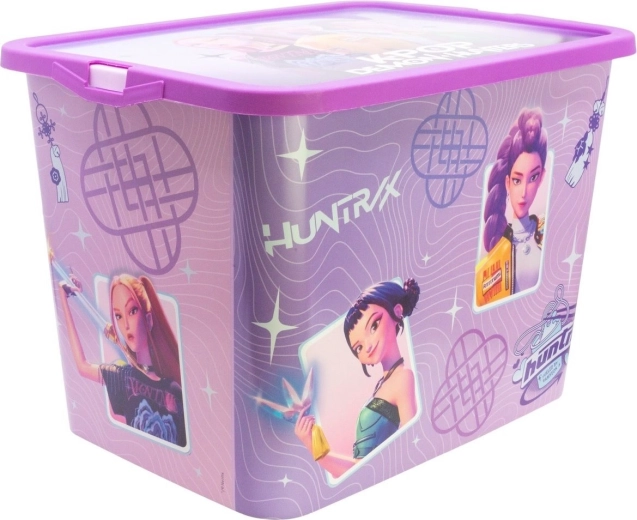Tárolódoboz K-pop: Démonvadászok 23 l lila