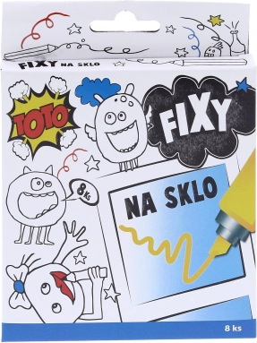 Üvegfilcek – 8 színű készlet