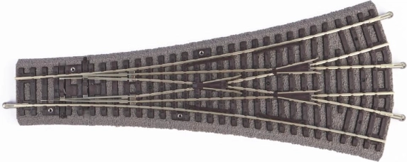 Piko W3 háromirányú szimmetrikus váltó (G239/R9) ágyazattal - 55425