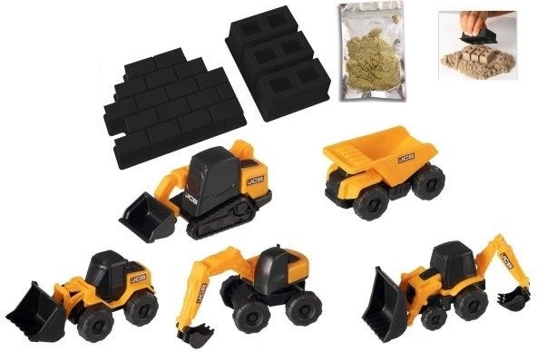 5 mini JCB gép egy csomagban