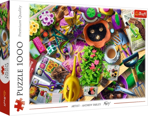 1000 darabos puzzle – Kerti rendrakás TREFL