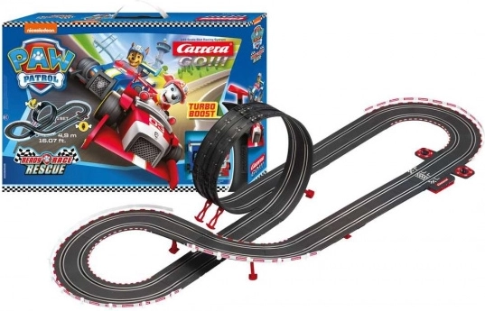 Carrera GO mancsi járőr autópálya 4,9 m hurkokkal és körszámlálóval