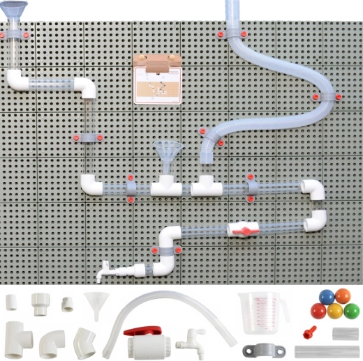 Masterkidz STEM rendszer – csőrendszer táblára, 80 darab