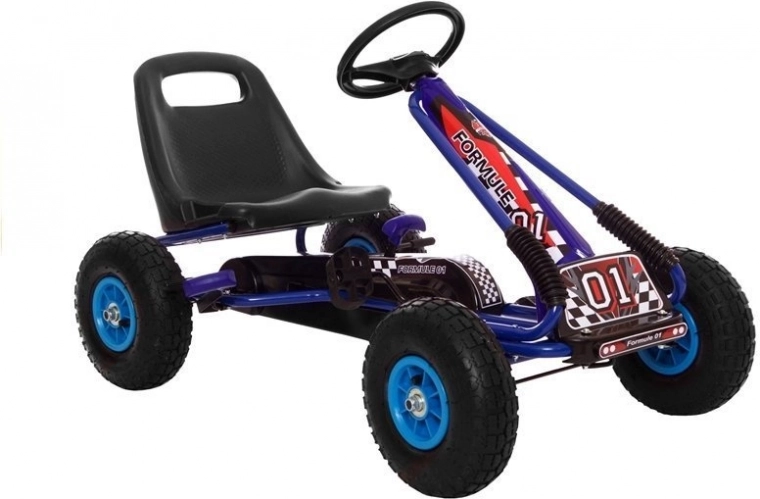 A-15 pedálos gokart felfújható kerekekkel – Kék