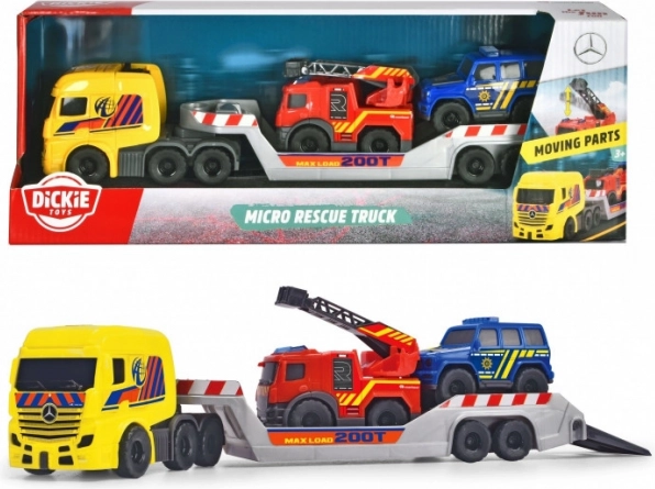 Mini autómentő SOS járművekkel 32 cm DICKIE TOYS