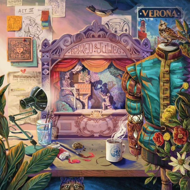 Négyzet alakú RAVENSBURGER Art & Soul puzzle: Rómeó és Júlia – 750 darab
