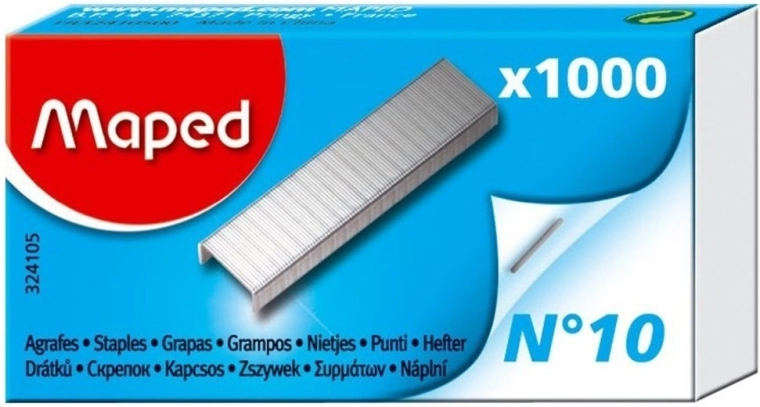 MAPED No. 10 tűzőkapcsok, 1000 db