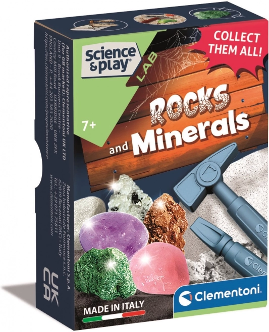 Clementoni Science & Play geológiai minikészlet – kövek és ásványok