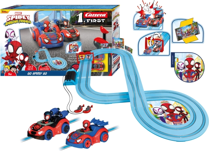 Carrera First Spidey versenypálya – Go Spidey Go! 2,9 m