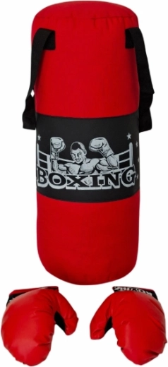 Gyermek boxzsák kesztyűkkel