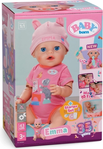 BABY born Emma varázslatos kézzel, 43 cm