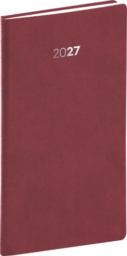 Notique Balakon 2027 zsebnaptár – Bordó