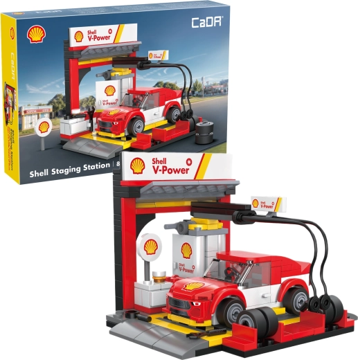 CaDA Shell kirakodó állomás építőkockákból (237 db)