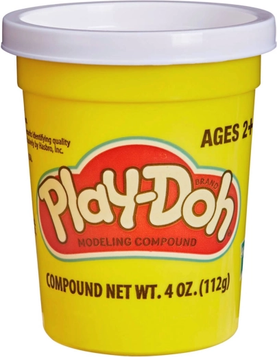 Play-Doh fehér gyurma 112 g tégelyben – 1 db
