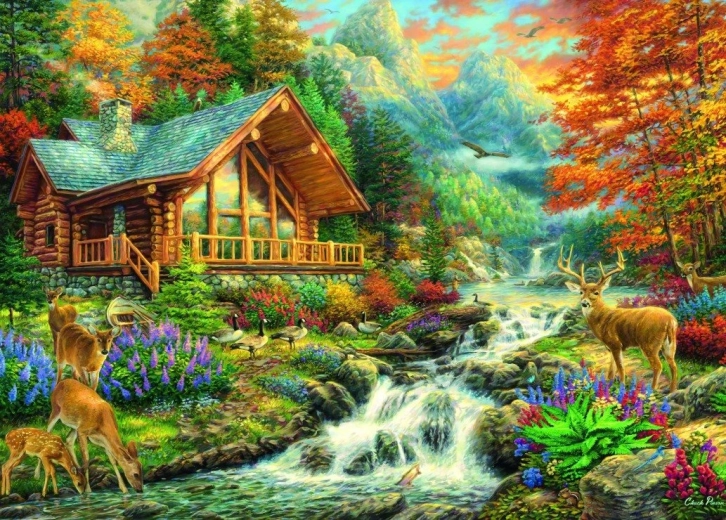 Bluebird puzzle Alpesi nyugalom 500 darab