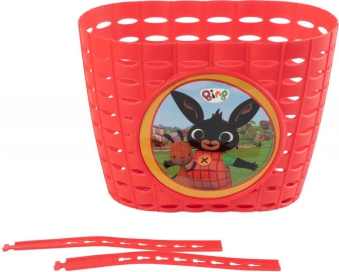 Gyermek kerékpárkosár Bing mintával