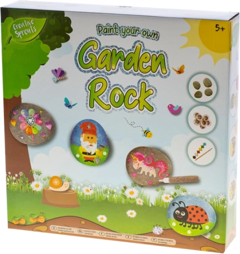 Grow&Decorate kavicsfestés – kreatív készlet 5+ éves gyerekeknek