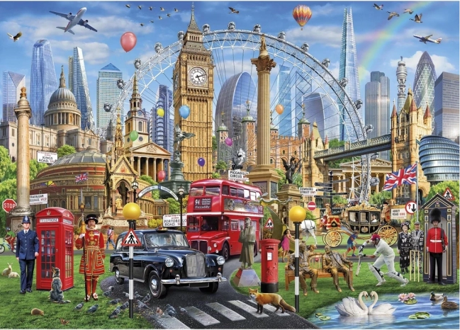 Londoni Hívás Kirakós 1000 darab