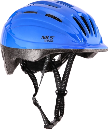 NILS Extreme kerékpáros sisak kék – M (52–56 cm)