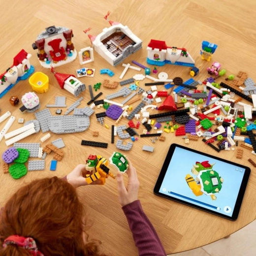 Digitális útmutatók a LEGO Super Mario alkalmazásban