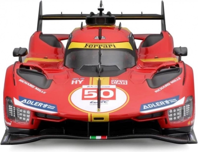 Fém autómodell BBURAGO 1:18 FERRARI 499P LMH piros #50