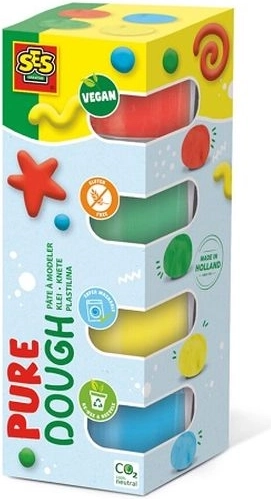 SES Pure vegán gyurma 4×90 g