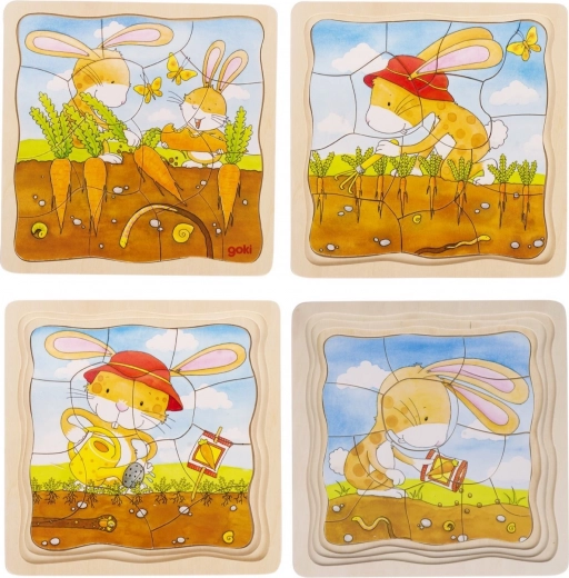 fa réteges puzzle zöldségágyás – a sárgarépa fejlődése (goki)