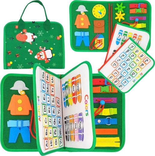Oktatási könyv hordtáska Montessori - Karácsonyi kiadás