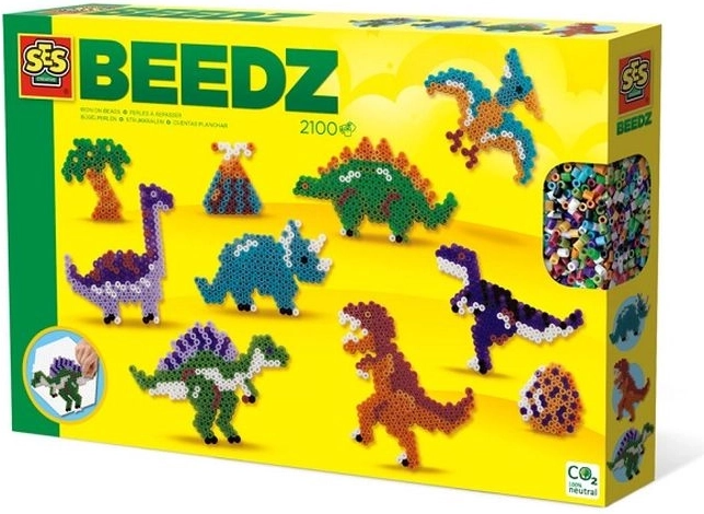SES Creative Beedz vasalható gyöngyök dinoszauruszok 2100 db