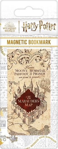Harry Potter mágneses könyvjelző – Tekergők térképe