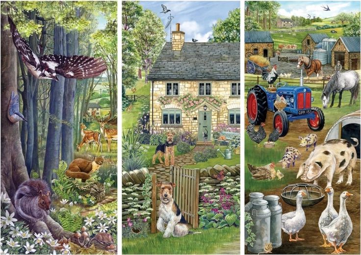 Puzzle Farma Woodland 1000 darabos