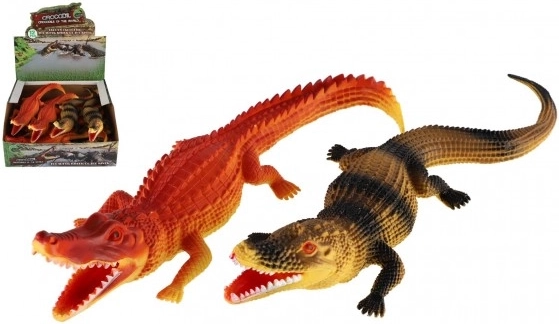 Műanyag krokodil 28 cm