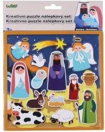 Kreatív puzzle matrica készlet Betlehem