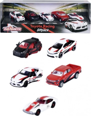 TOYOTA Racing ajándékszett kisautókból 5 db 1:64
